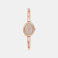 Maude Women Quartz Rose Gold Dial Analog Stainless Steel Watch MK7594