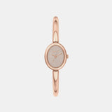Maude Women Quartz Rose Gold Dial Analog Stainless Steel Watch MK7594