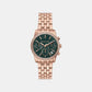 Bryant Women Quartz Green Dial Chronograph Stainless Steel Watch MK7600