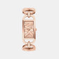 Mk Empire Women Quartz Rose Gold Dial Analog Stainless Steel Watch MK7602