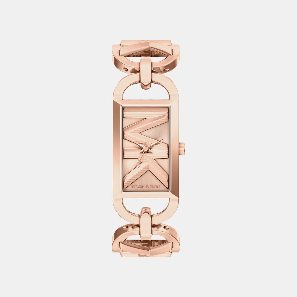 Mk Empire Women Quartz Rose Gold Dial Analog Stainless Steel Watch MK7602