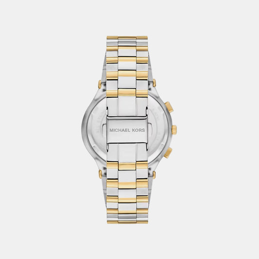 Billie Women Quartz White Dial Chronograph Stainless Steel Watch MK7605
