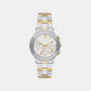 Billie Women Quartz White Dial Chronograph Stainless Steel Watch MK7605