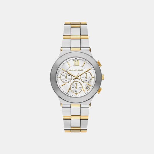 Billie Women Quartz White Dial Chronograph Stainless Steel Watch MK7605