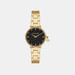 Pyper Women Quartz Black Dial Analog Stainless Steel Watch MK7616