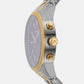 Hutton Men Quartz Black Dial Chronograph Stainless Steel Watch MK8954