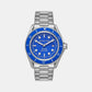 Maritime Men Quartz Blue Dial Analog Stainless Steel Watch MK9160