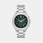 Sage Men Quartz Dual Tone Dial Chronograph Stainless Steel Watch MK9191