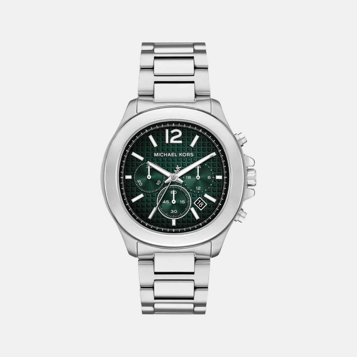 Sage Men Quartz Dual Tone Dial Chronograph Stainless Steel Watch MK9191