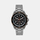 Maritime Men Quartz Black Dial Chronograph Stainless Steel Watch MK9204