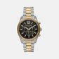 Lexington Men Quartz Black Dial Chronograph Stainless Steel Watch MK9207