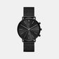 Blake Men Quartz Black Dial Chronograph Stainless Steel Watch MK9211
