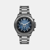 Sage Men Quartz Blue Dial Chronograph Stainless Steel Watch MK9213
