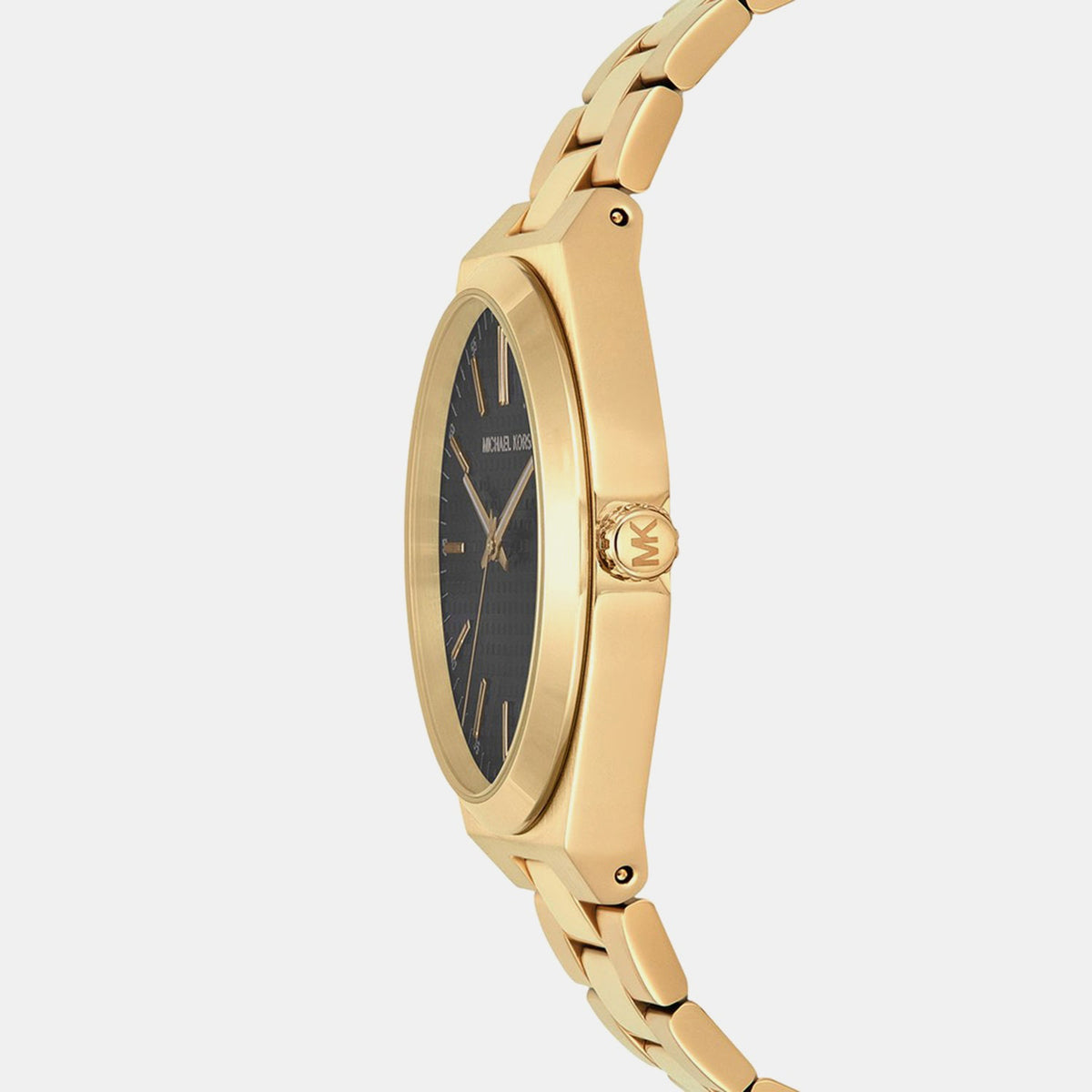 Lenox Men Quartz Black Dial Analog Stainless Steel Watch MK9226