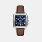Rhys Men Quartz Blue Dial Analog Stainless Steel Watch MK9231