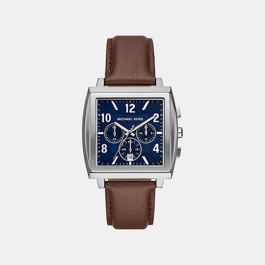 Rhys Men Quartz Blue Dial Analog Stainless Steel Watch MK9231