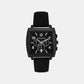Rhys Men Quartz Black Dial Analog Stainless Steel Watch MK9233