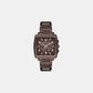 Rhys Men Quartz Brown Dial Analog Stainless Steel Watch MK9234