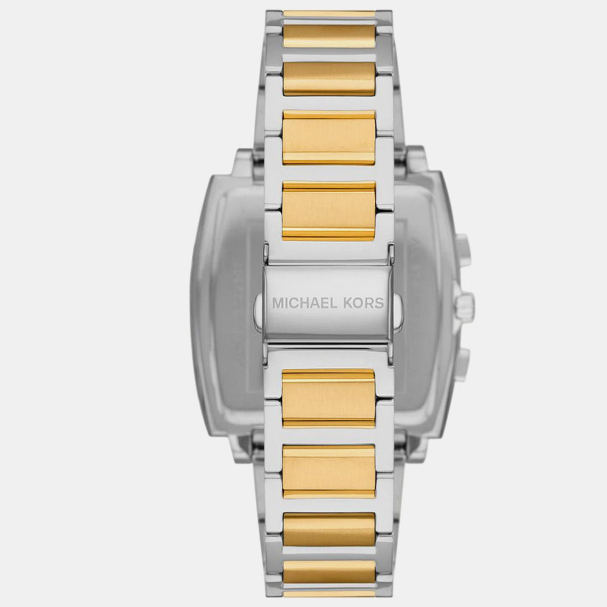 Rhys Men Quartz White Dial Chronograph Stainless Steel Watch MK9240