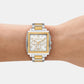 Rhys Men Quartz White Dial Chronograph Stainless Steel Watch MK9240