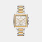 Rhys Men Quartz White Dial Chronograph Stainless Steel Watch MK9240