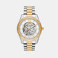 Lexington Men Automatic White Dial Analog Stainless Steel Watch MK9243
