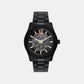 Lexington Men Automatic Black Dial Analog Stainless Steel Watch MK9244