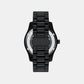 Lexington Men Automatic Black Dial Analog Stainless Steel Watch MK9244