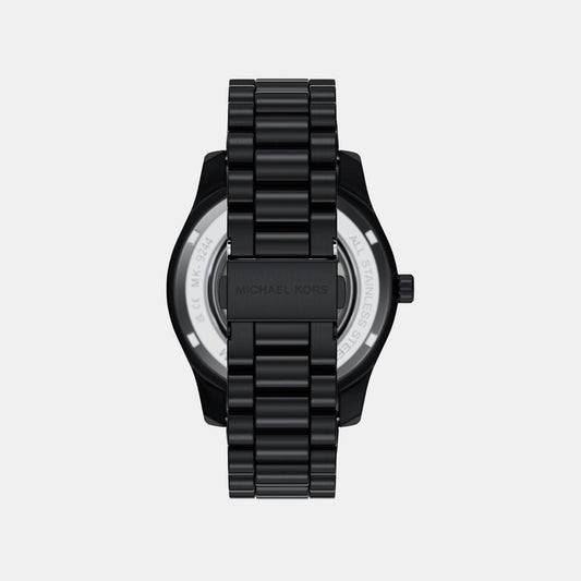 Lexington Men Automatic Black Dial Analog Stainless Steel Watch MK9244
