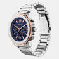 Prescott Men Quartz Blue Dial Chronograph Stainless Steel Watch MK9250