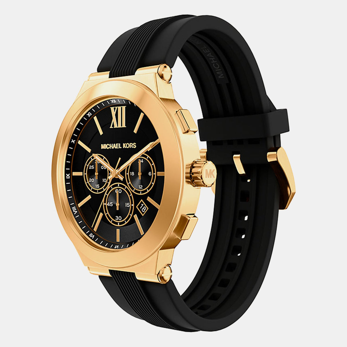 Billie Men Quartz Black Dial Chronograph Stainless Steel Watch MK9253