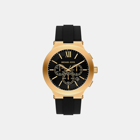 Billie Men Quartz Black Dial Chronograph Stainless Steel Watch MK9253