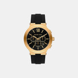 Billie Men Quartz Black Dial Chronograph Stainless Steel Watch MK9253