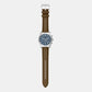 Lexington Men Quartz Blue Dial Chronograph Stainless Steel Watch MK9258