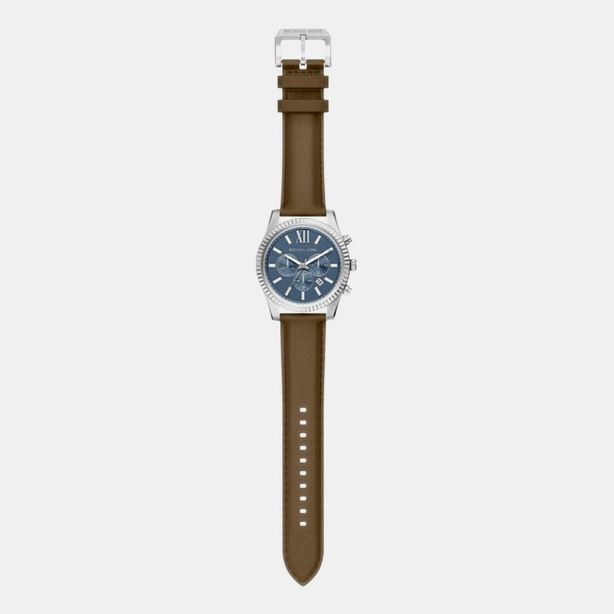 Lexington Men Quartz Blue Dial Chronograph Stainless Steel Watch MK9258