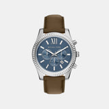 Lexington Men Quartz Blue Dial Chronograph Stainless Steel Watch MK9258
