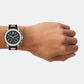 Prescott Men Quartz Black Dial Chronograph Silicone Watch MK9262