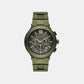 Billie Men Quartz Green Dial Chronograph Stainless Steel Watch MK9268