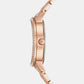 Melissa Women Quartz Rose Gold Dial Chronograph Stainless Steel Watch MKO1081
