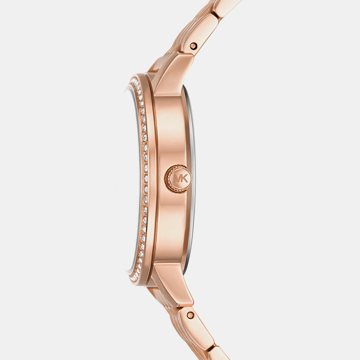Melissa Women Quartz Rose Gold Dial Chronograph Stainless Steel Watch MKO1081