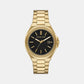 Callum Men Quartz Black Dial Analog Stainless Steel Watch MKO1179