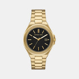 Callum Men Quartz Black Dial Analog Stainless Steel Watch MKO1179