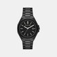 Callum Men Quartz Black Dial Analog Stainless Steel Watch MKO1180