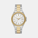 Callum Men Quartz White Dial Analog Stainless Steel Watch MKO1181