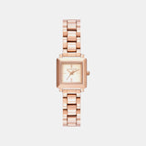 Gwynn Women Quartz Rose Gold Dial Quartz Stainless Steel Watch MKO1191