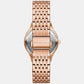 Aspyn Women Quartz Rose Gold Dial Analog Stainless Steel Watch MKO1216