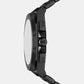 Lennox Men Quartz Black Dial Chronograph Stainless Steel Watch MKO1234