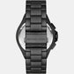 Lennox Men Quartz Black Dial Chronograph Stainless Steel Watch MKO1234