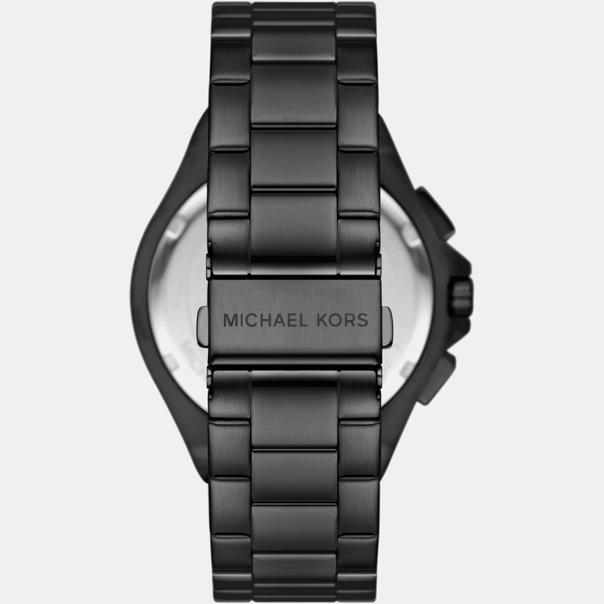 Lennox Men Quartz Black Dial Chronograph Stainless Steel Watch MKO1234