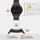 Lennox Men Quartz Black Dial Chronograph Stainless Steel Watch MKO1234